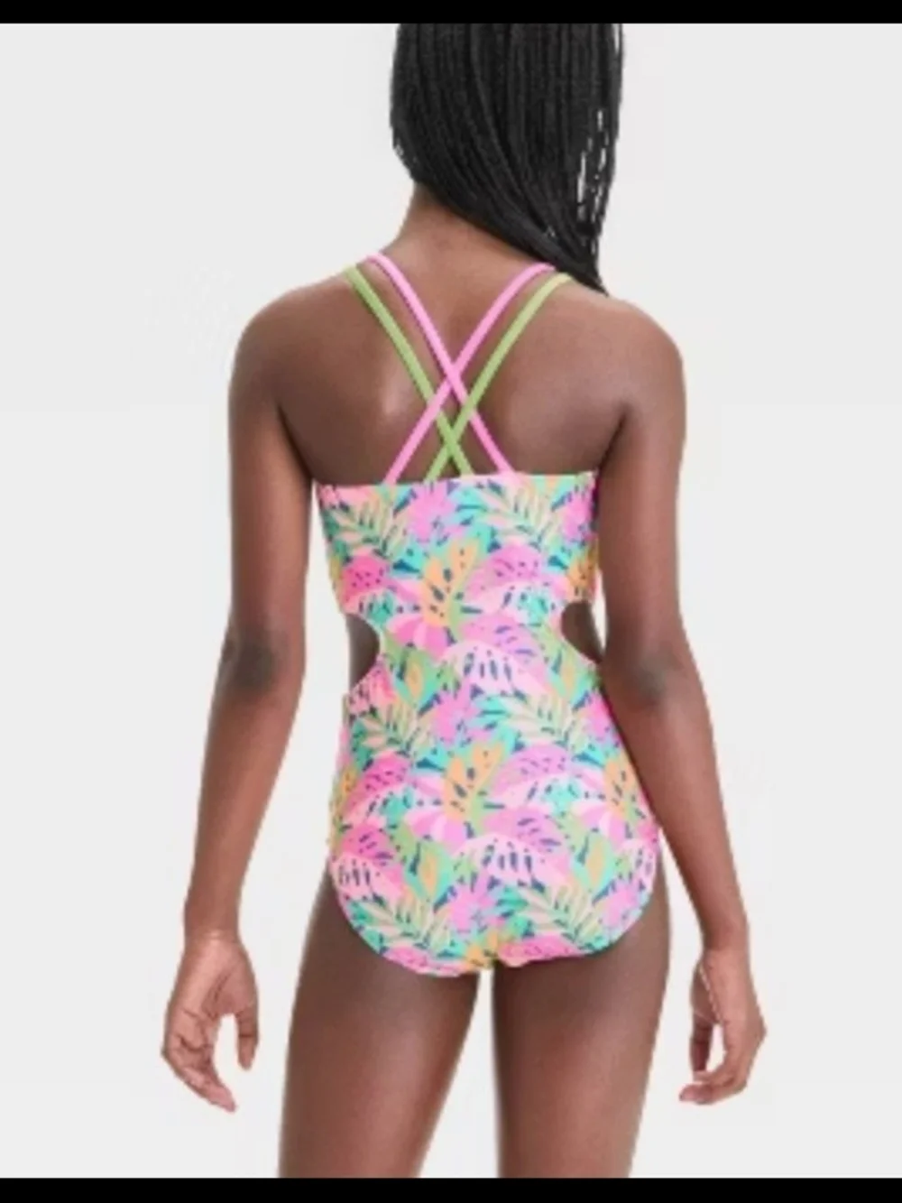 Art Class Girls One Piece Swimsuit Size S ( 6/7)
